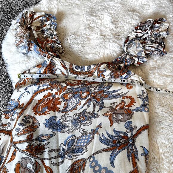 House of Harlow Flutter Sleeve Maxi Dress Size XS - Picture 3 of 4